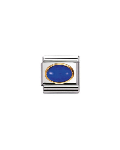 Composable Classic Natural Stones Oval Lapis Lazuli