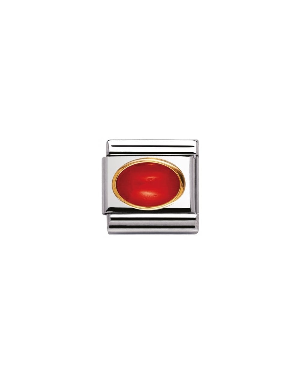 Composable Classic Natural Stones Oval Red Coral