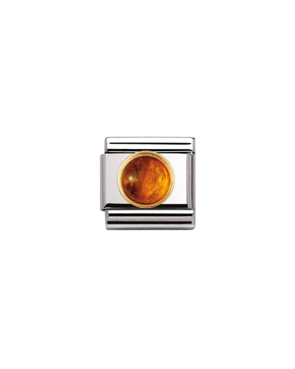 Composable Classic Natural Stones Round Amber