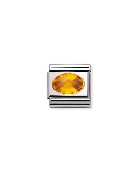 Composable Classic Link Faceted Cubic Zirconia Yellow (030601/002)