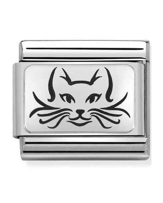 Classic Silvershine Cat Charm