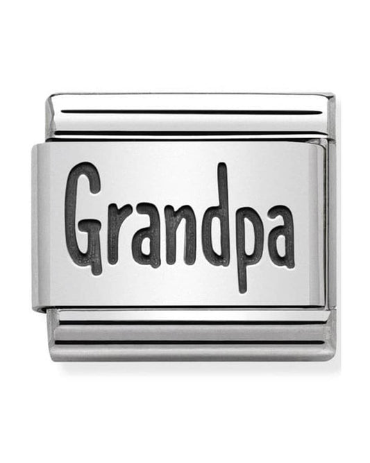 Classic Silvershine My Family Grandpa Charm