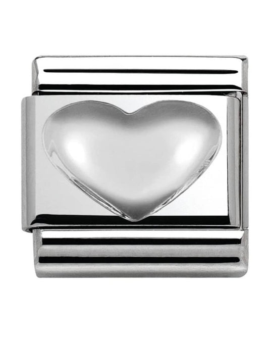 Classic Silvershine Symbols Heart Charm