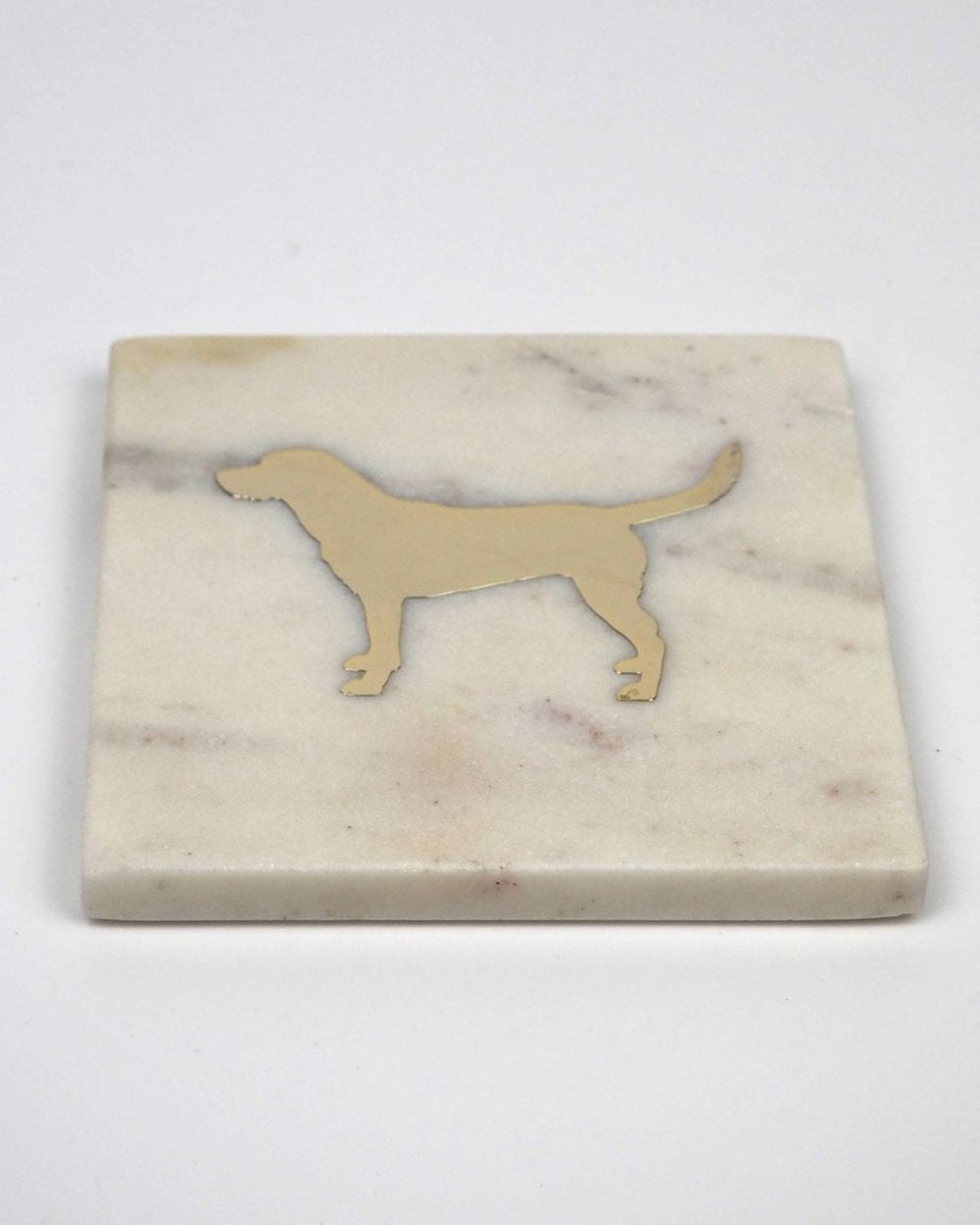 Pack of 4 Metallic Dog Coasters