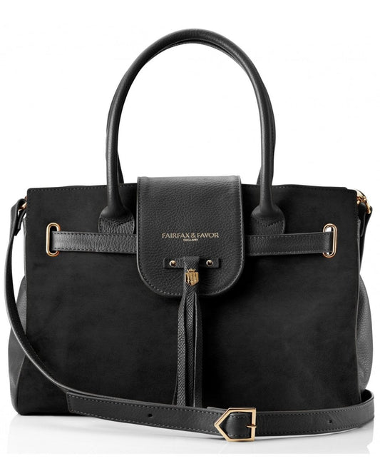 Windsor Leather and Suede Handbag