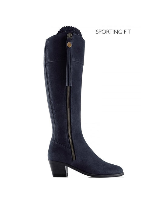 Regina Heeled Knee-High Boot - Sporting Fit