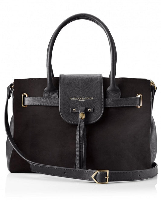 Windsor Leather and Suede Handbag