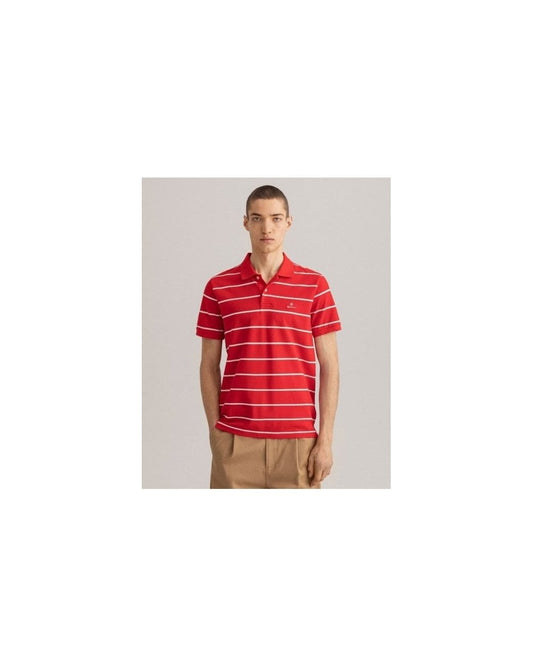 Breton Stripe Pique Polo Shirt