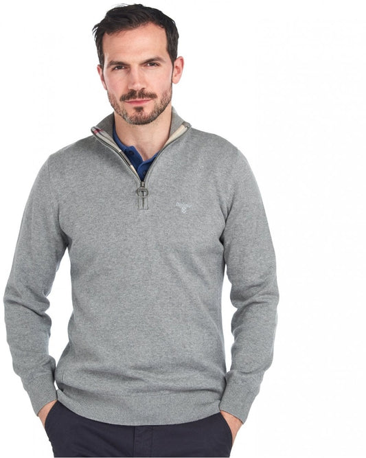 Cotton Half-Zip Sweatshirt