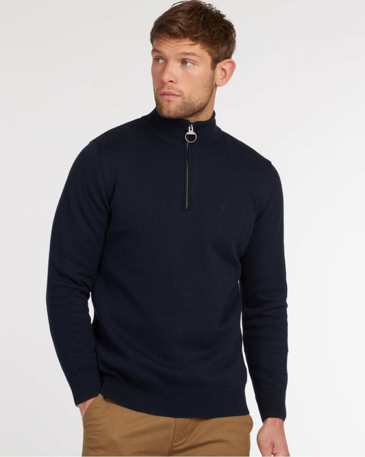 Cotton Half-Zip Sweatshirt