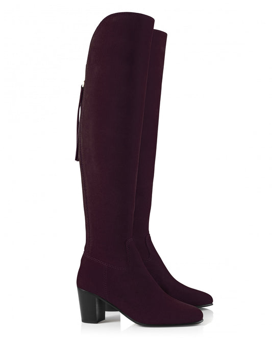 Heeled Suede Amira Boots