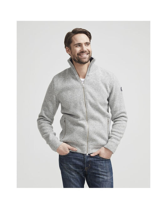 Men's Full Zip Knitted Sweater