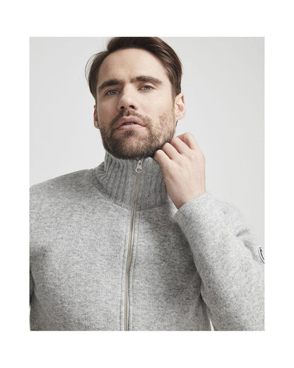 Men's Full Zip Knitted Sweater