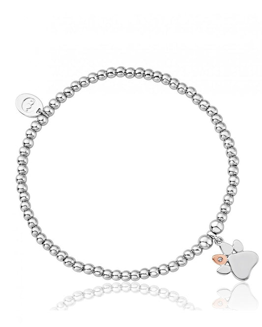 Paw Print Affinity Bead Bracelet