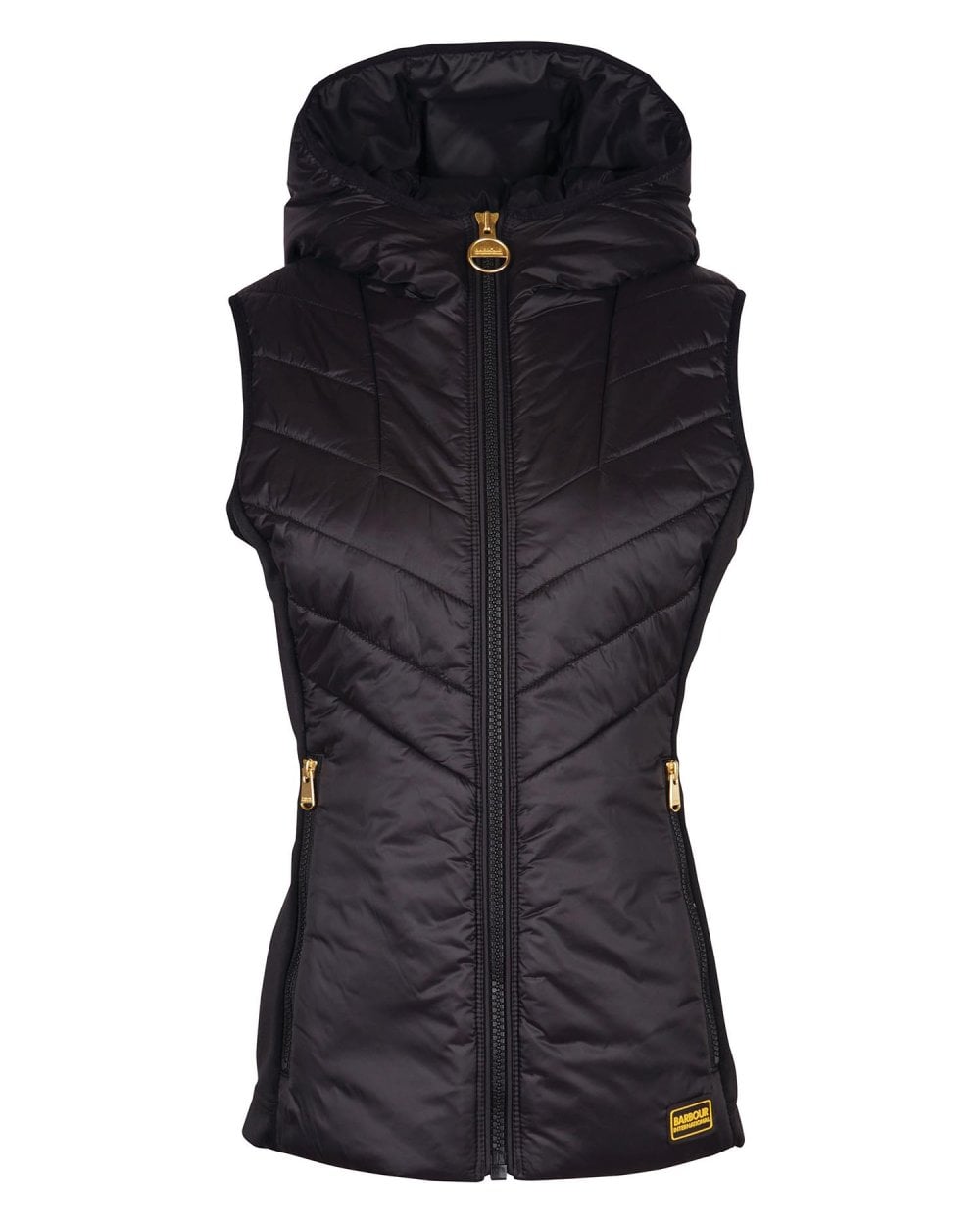 Barbour gilets womens gold sales