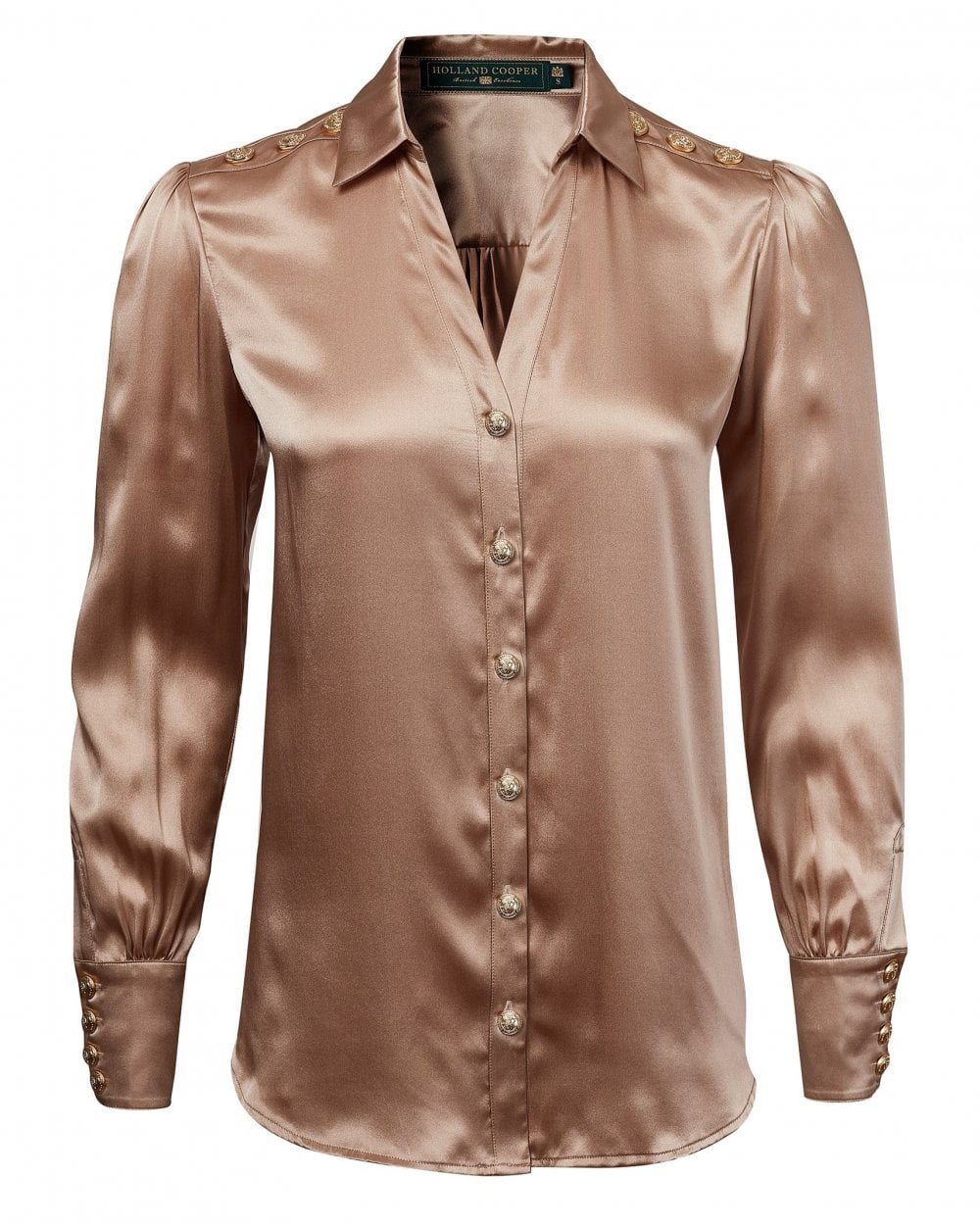 Silk V-Neck Blouse