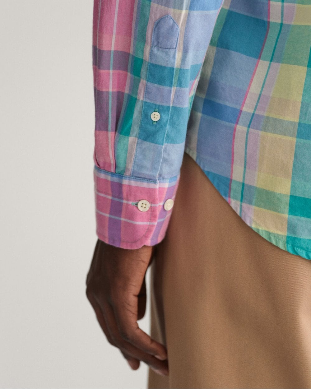 Regular Fit Colourful Madras Shirt