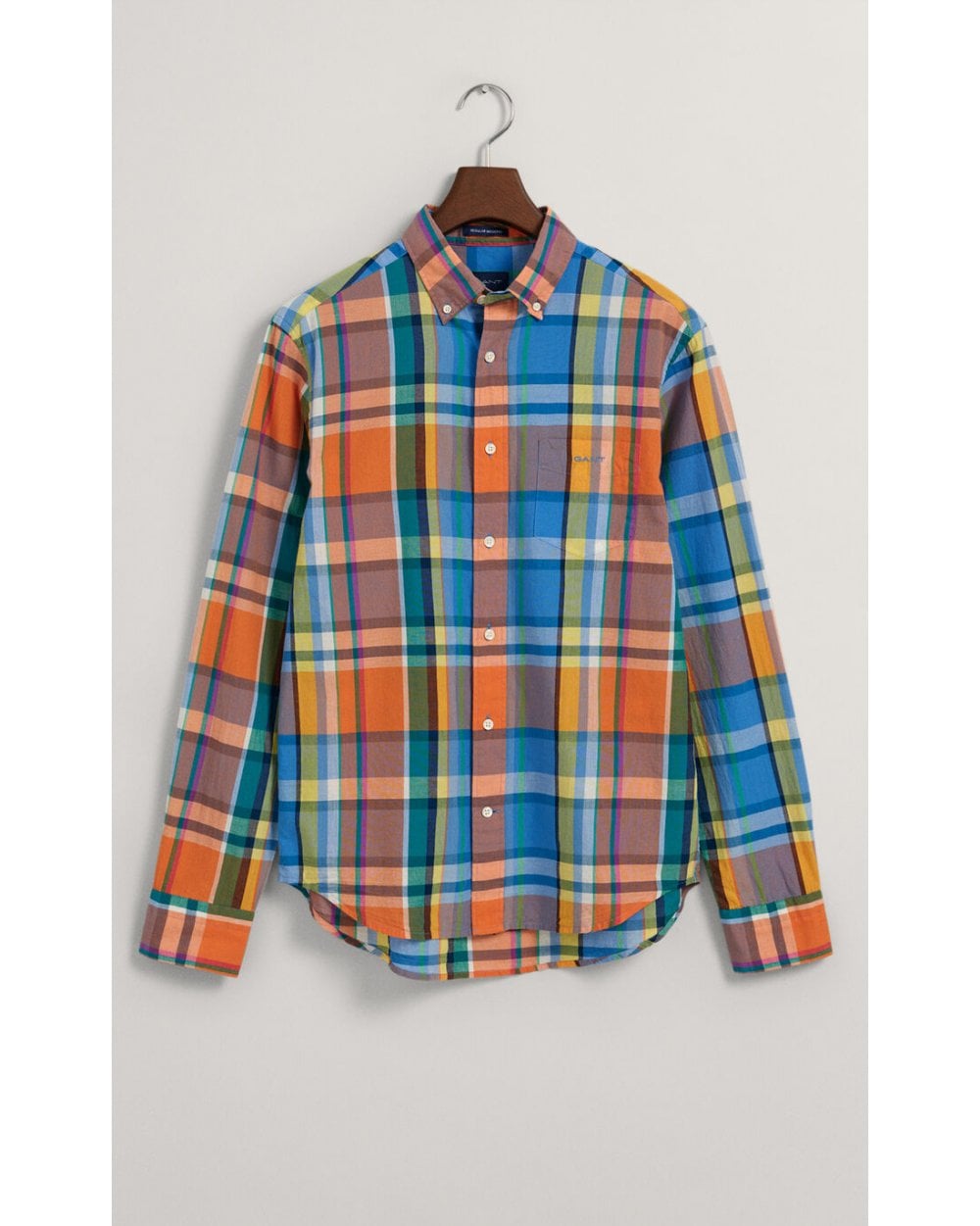 Regular Fit Colourful Madras Shirt