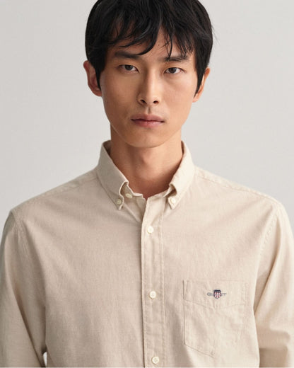 Regular Fit Cotton Linen Shirt