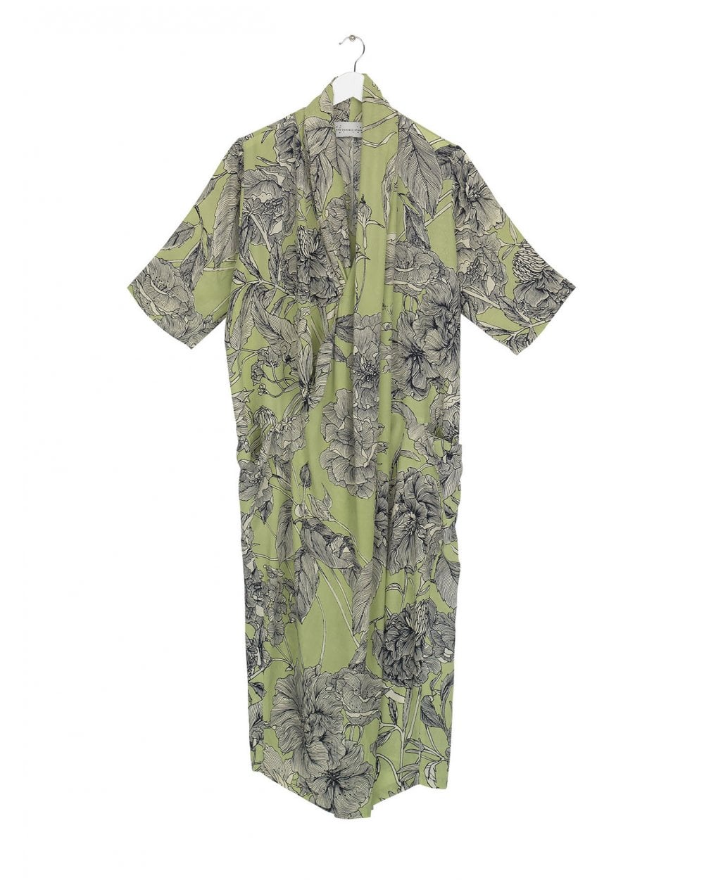 Kew Etched Floral Fern Rachel Dress