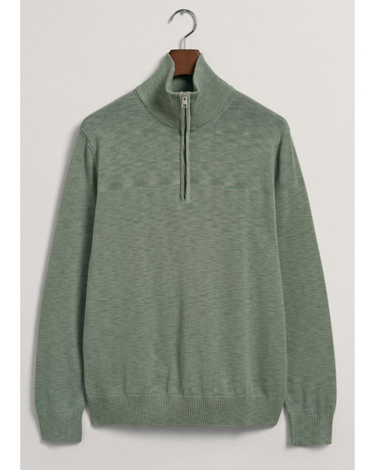 Cotton Flamme Half-Zip Sweater