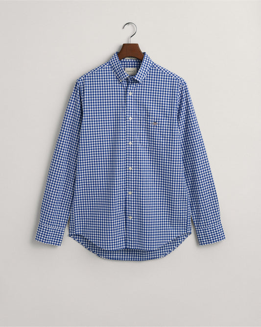 Regular Fit Gingham Poplin Shirt