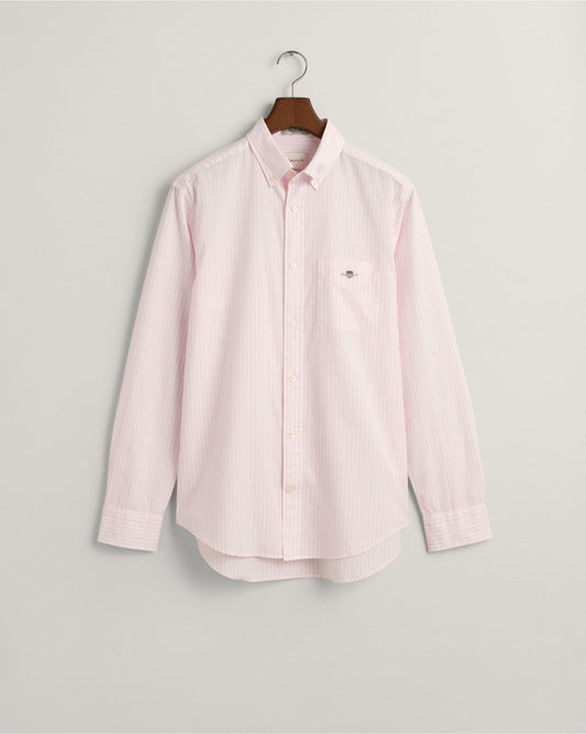 Regular Fit Striped Poplin Shirt