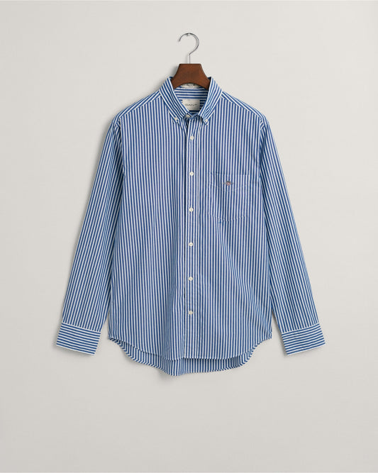 Regular Fit Striped Poplin Shirt