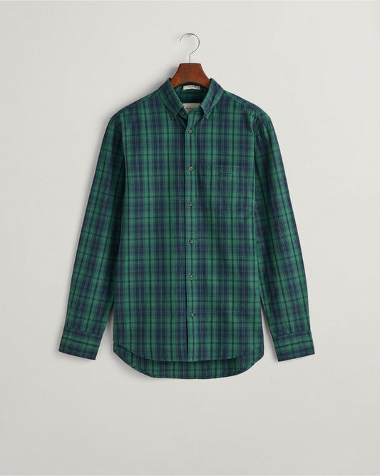 Regular Fit Plaid Archive Poplin Shirt