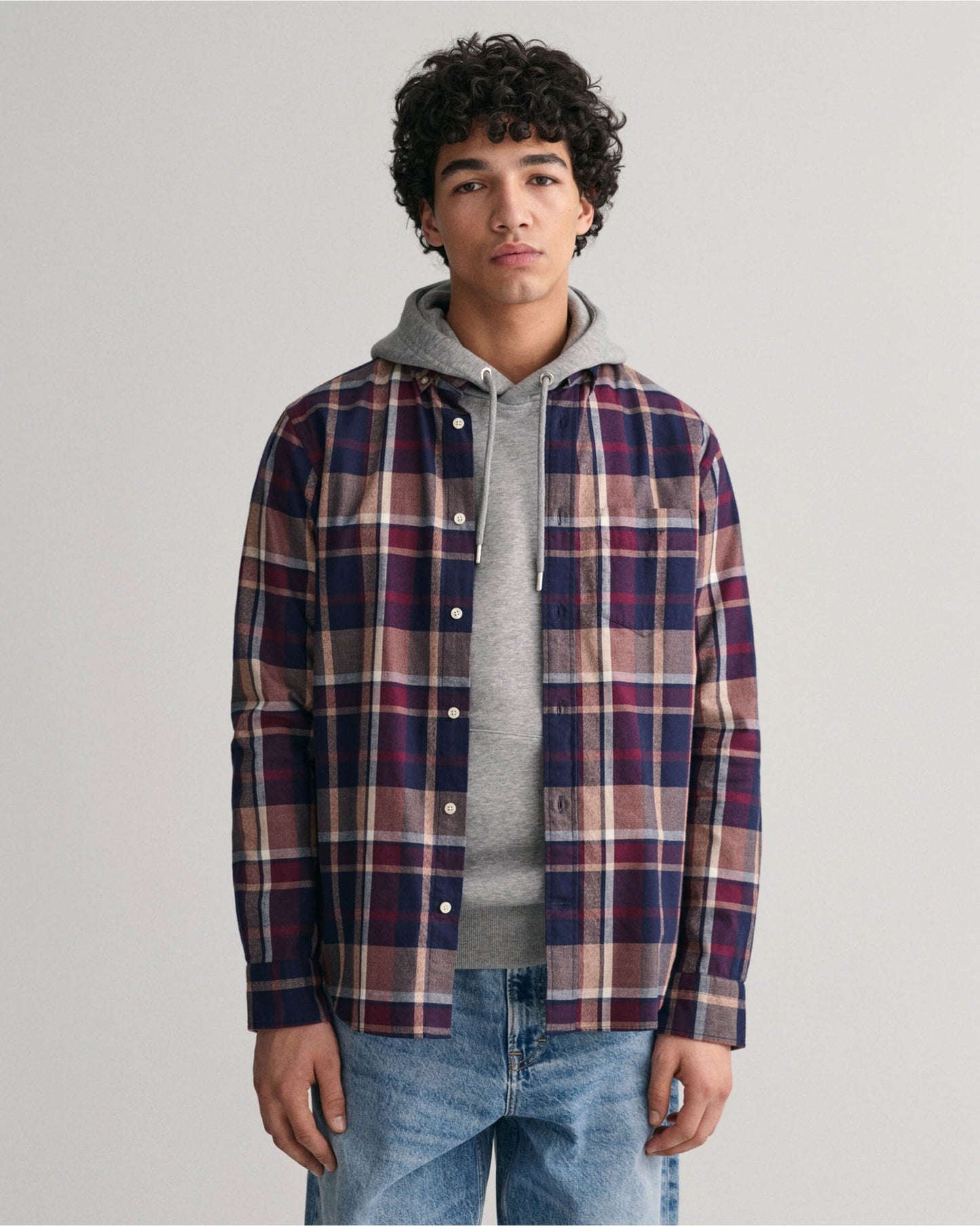 Regular Fit Jaspe Check Shirt