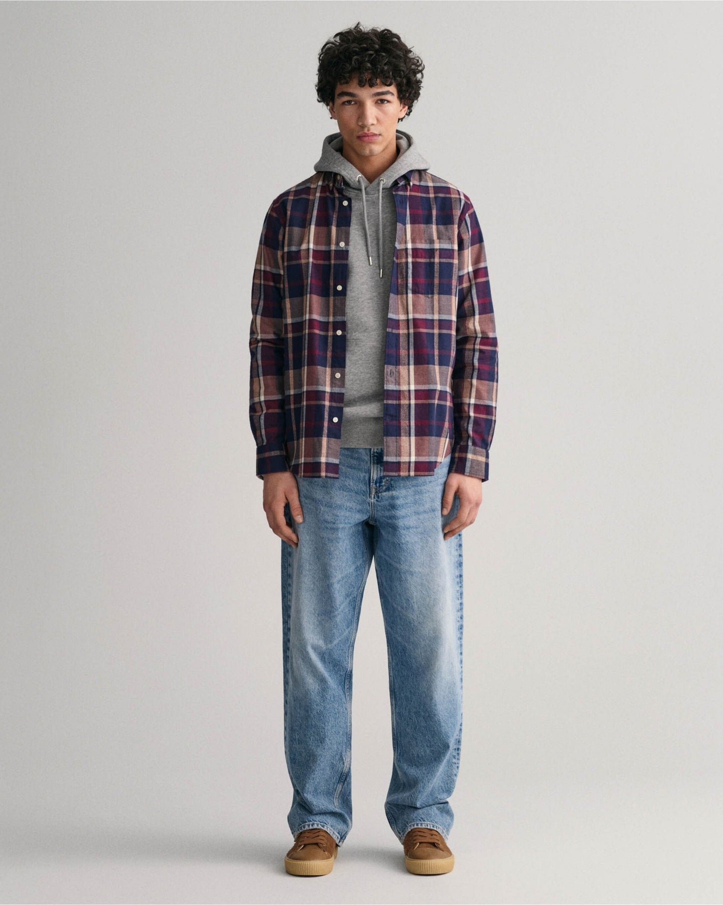 Regular Fit Jaspe Check Shirt