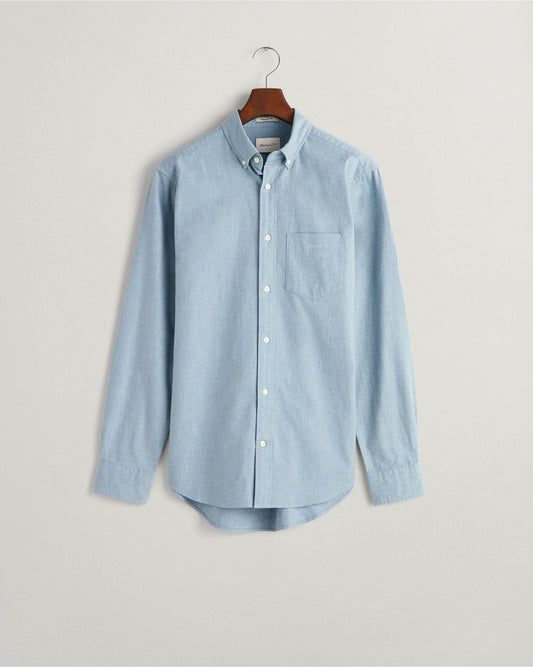 Regular Fit Flannel Melange Shirt