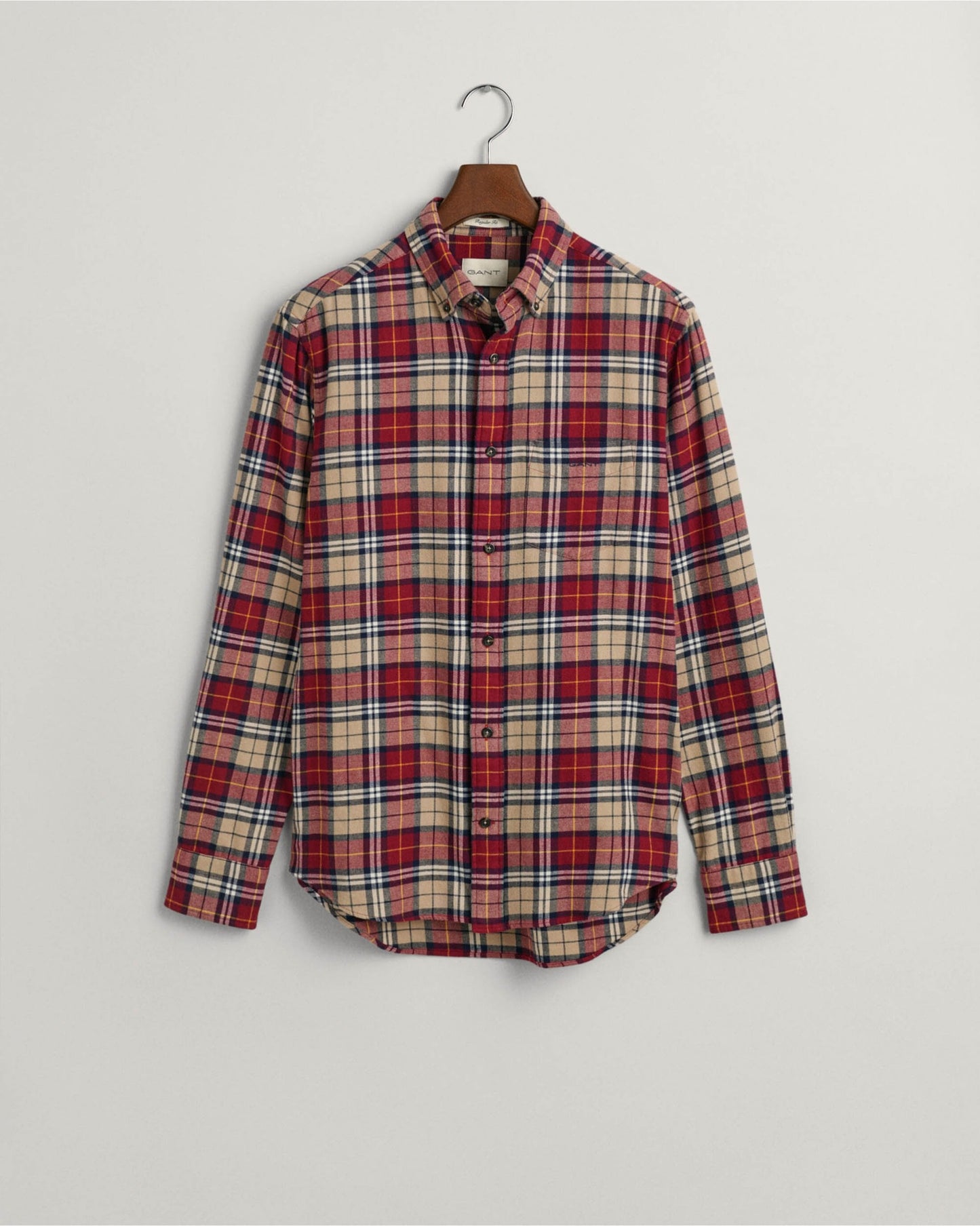 Regular Fit Checked Flannel Shirt