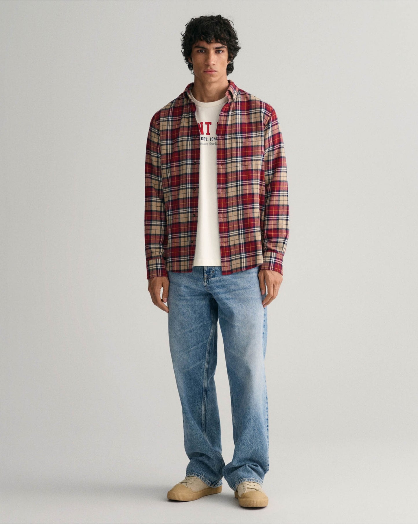 Regular Fit Checked Flannel Shirt
