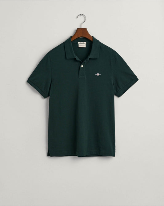 Regular Fit Shield Pique Polo Shirt