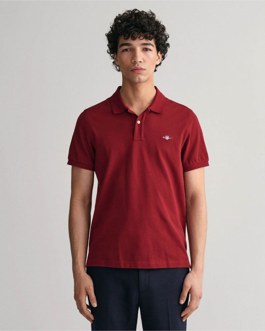 Regular Fit Shield Pique Polo Shirt