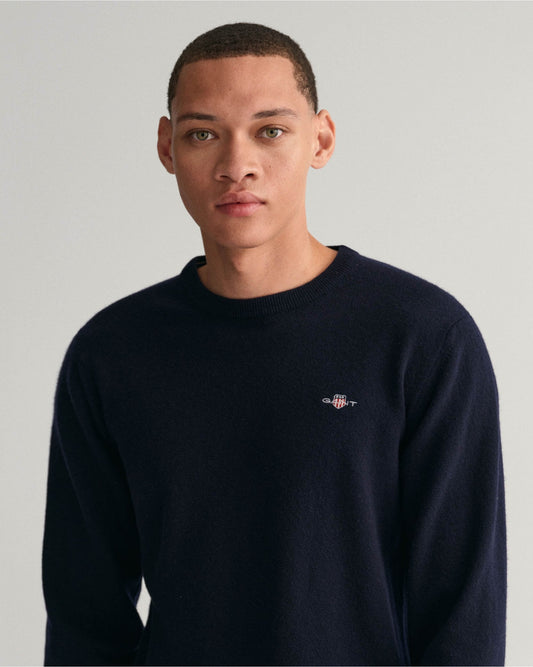 Superfine Lambswool Crew Neck Sweater