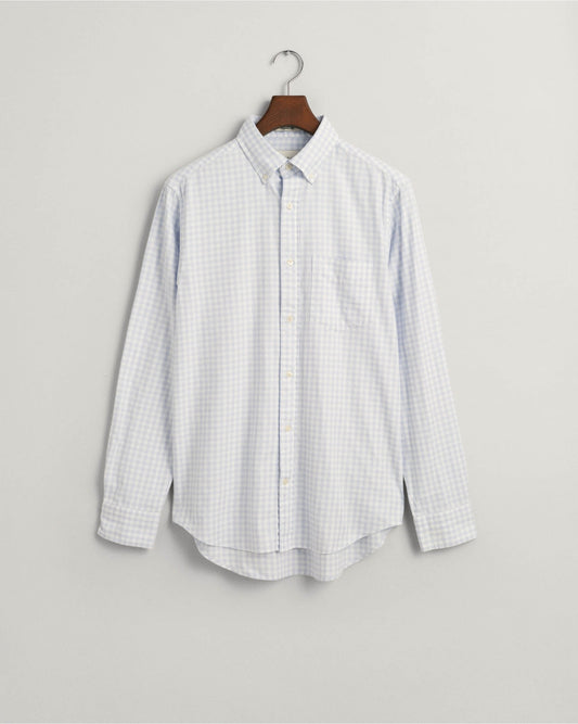 Regular Fit Jaspe Yarn Gingham Shirt