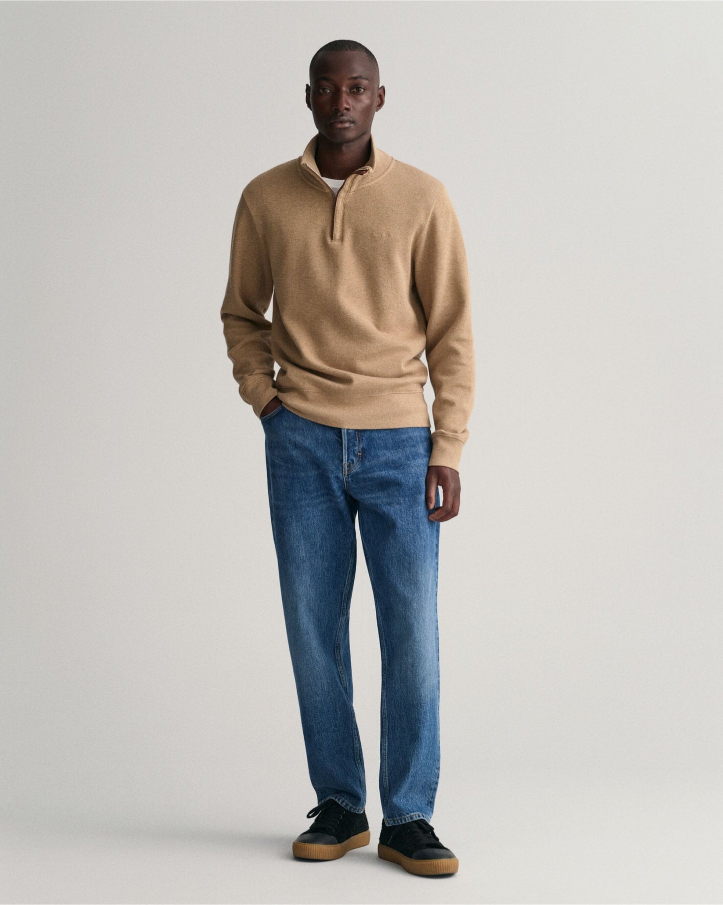 Sacker Rib Half-Zip Sweatshirt