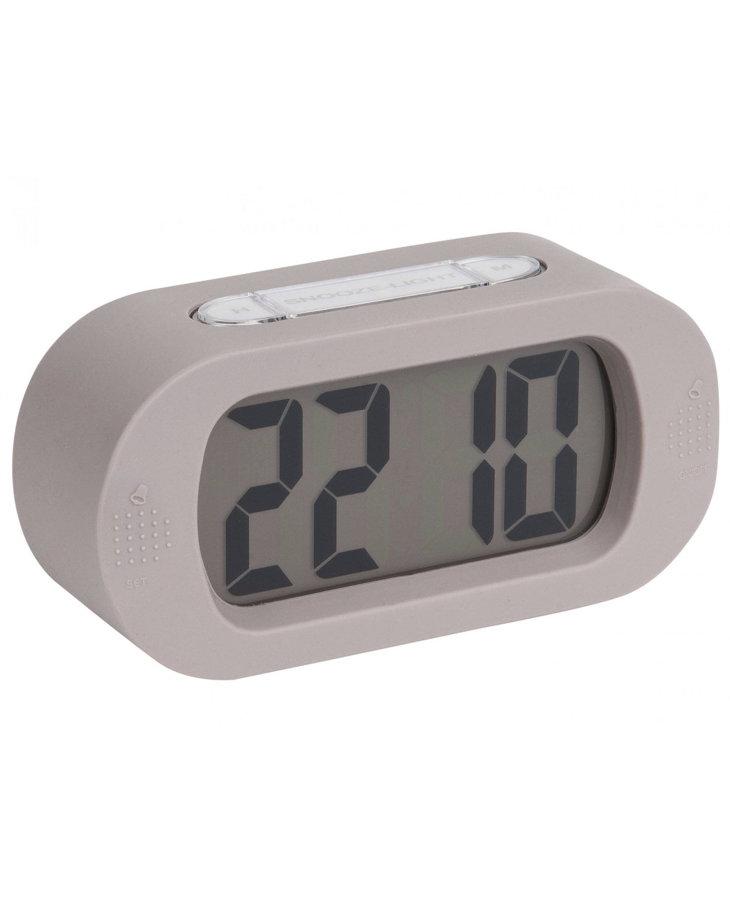 Alarm Clock Gummy Warm Grey