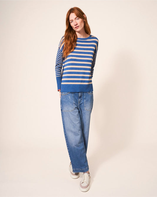 Olive Stripe Jumper