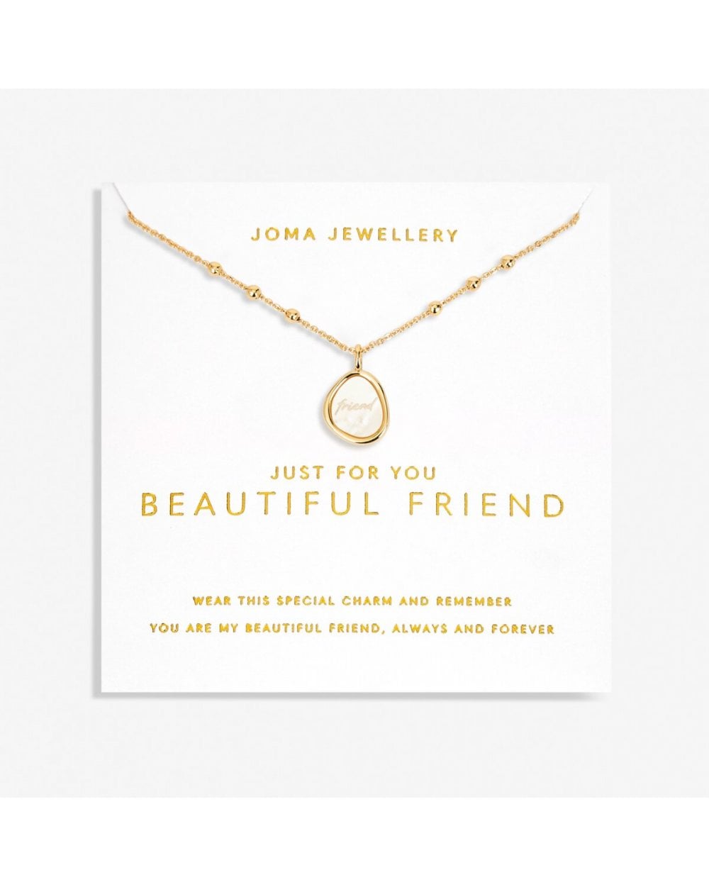 My Moments 'Just For You Beautiful Friend' Necklace