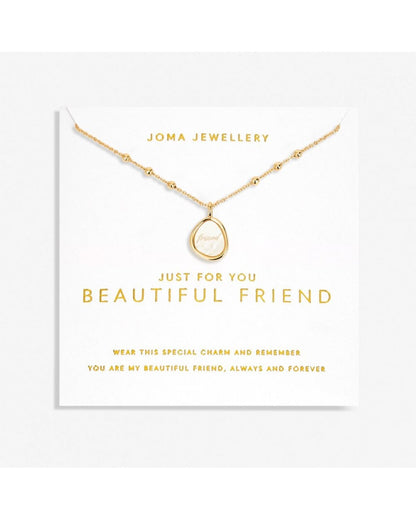 My Moments 'Just For You Beautiful Friend' Necklace