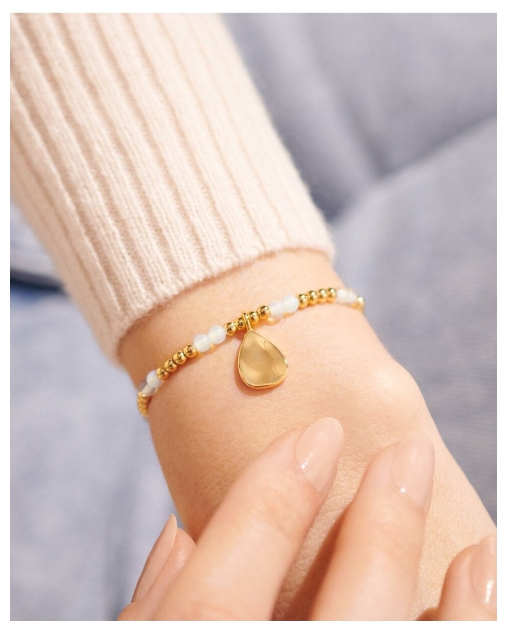 June A Little Birthstone Gold Bracelet