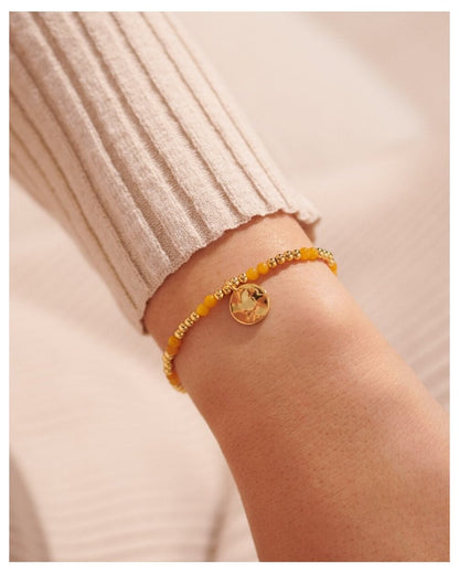 November A Little Birthstone Gold Bracelet