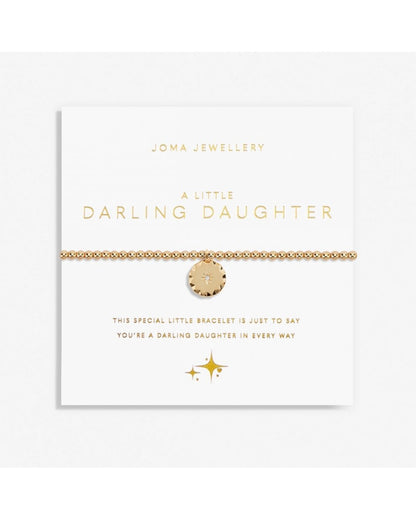 Gold A Little 'Darling Daughter' Bracelet