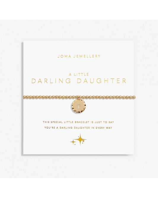 Gold A Little 'Darling Daughter' Bracelet