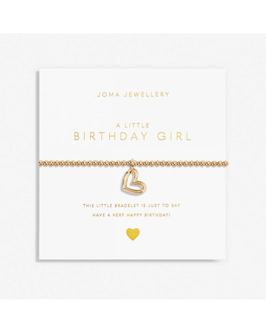 Gold A Little 'Birthday Girl' Bracelet