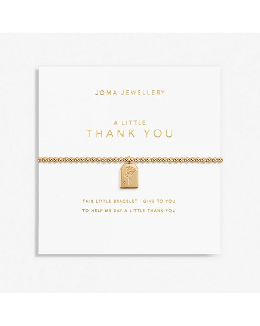 Gold A Little 'Thank You' Bracelet