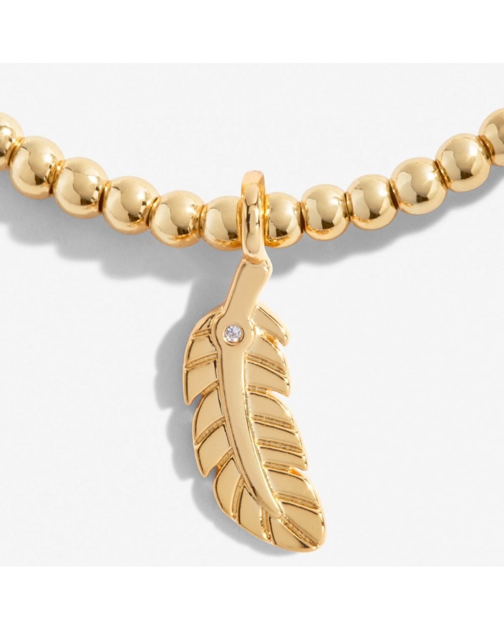 Gold A Little 'Feathers Appear When Loved Ones Are Near' Bracelet